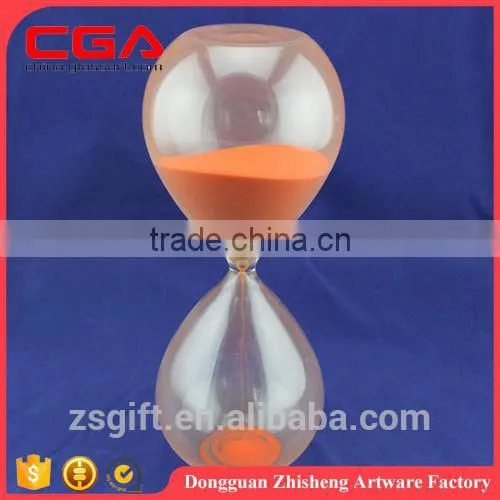 Manufaturer supply glass colorful sand timer wholesale, glass sand timer for home decor