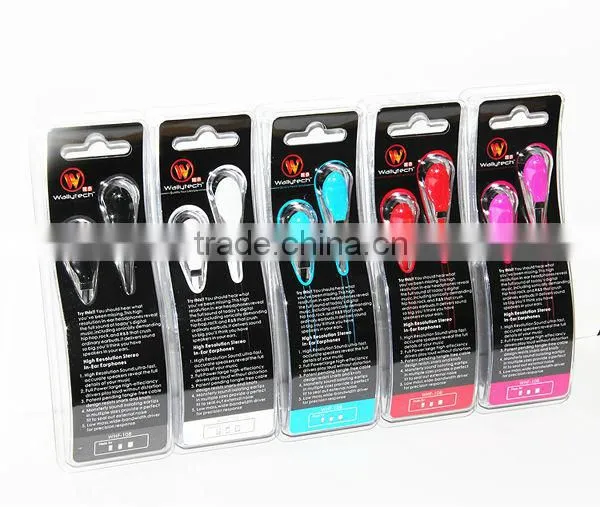 Flat Cable Metal Earphone for Sumsung Galaxy S4