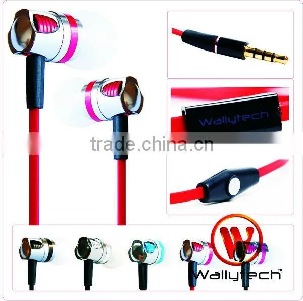 Wallytech Earphone With Mic and Remote