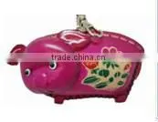 Wholesale Animal Shaped Leather Coin Purse Cow Face Genuine Leather Coin Purse