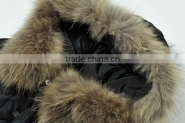 girls down filled winter coat black long winter coat