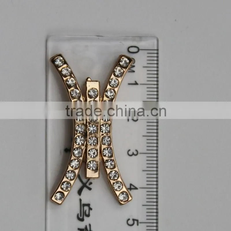 small spring metal clip for shoe rhinestone