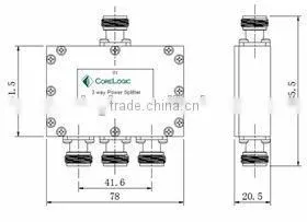 One in Three Power Divider
