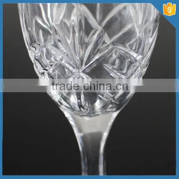 hand pressed long stem crystal clear home goods cheap wine glasses wholesale
