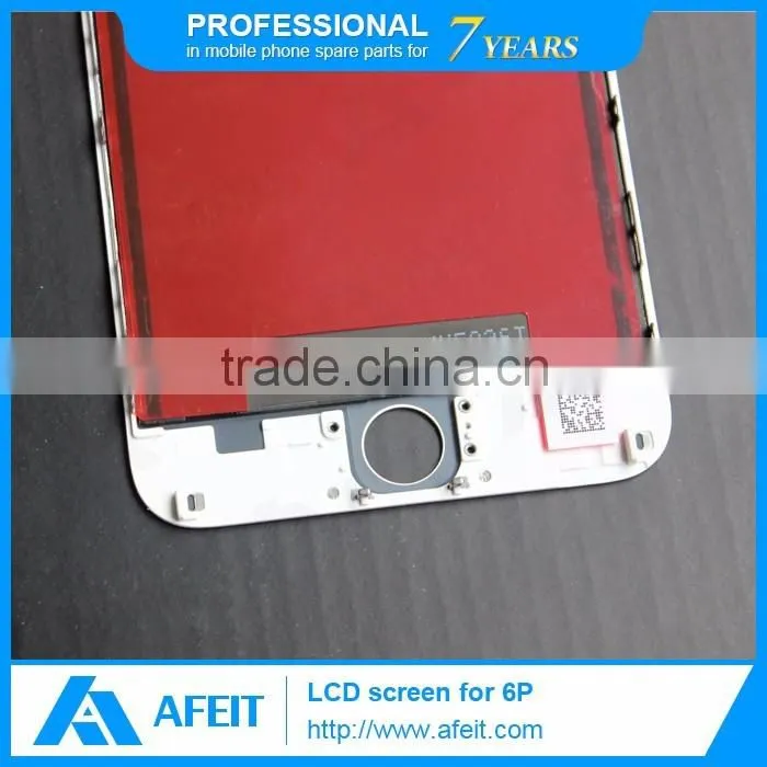 High quality guarantee for iphone 6plus white lcd touch screen display