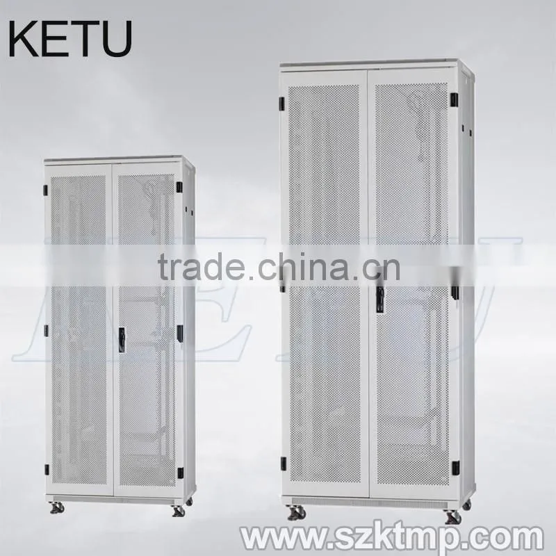 indoor gray server equipment cabinet