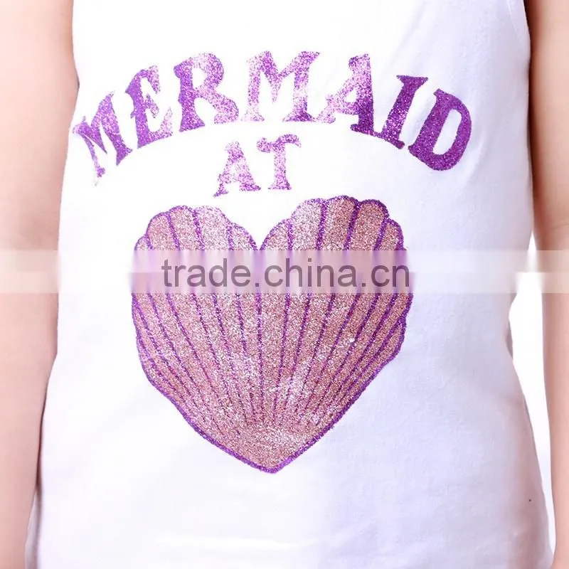 Children Clothes 2016 Summer Girls Boutique Clothing sexygirl mermaid Dress With scale shorts