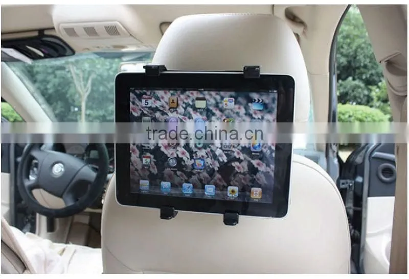 2016 hot selling car back holder for 7 inch tablet pc car mount tablet