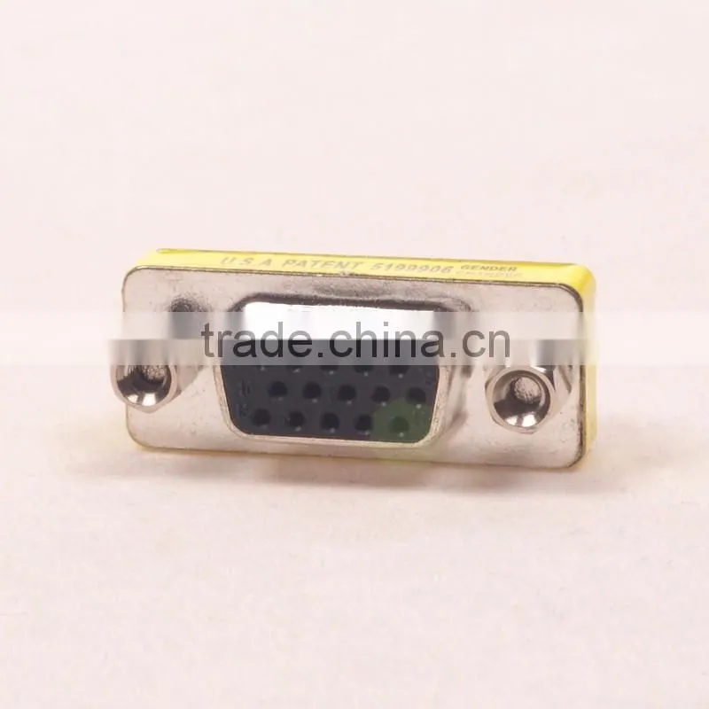 15 Pin HD SVGA VGA male to male Adapter Connector
