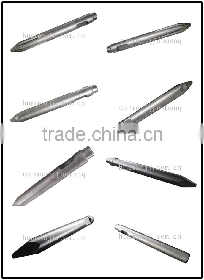 Excavator hydraulic breaker rock electric chisel