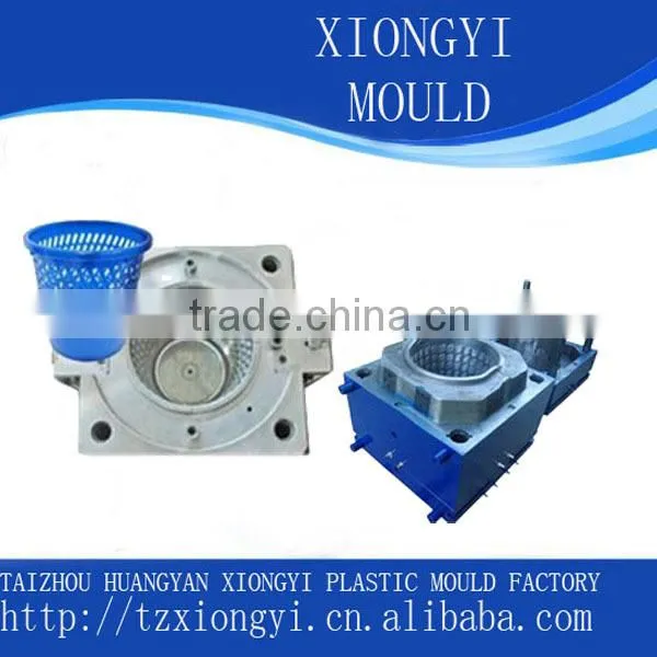 custom EU standard four wheeled plastic trash bin mould manufacturer