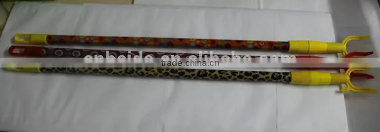 PVC cover and powder coating Telescopic cloth hanger fork with high quanlity