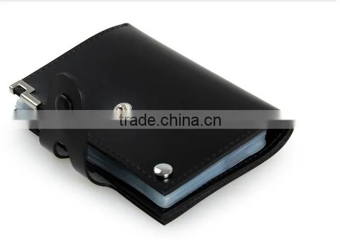 Custom leather organizer bulk business card holders