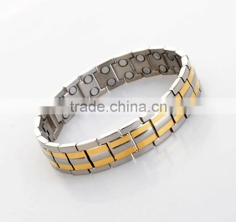 Fate Love Health Care Magnetic Energy Bracelet Tungsten Steel 7.48" Length Adjustable Tungsten Bangle Bracelet