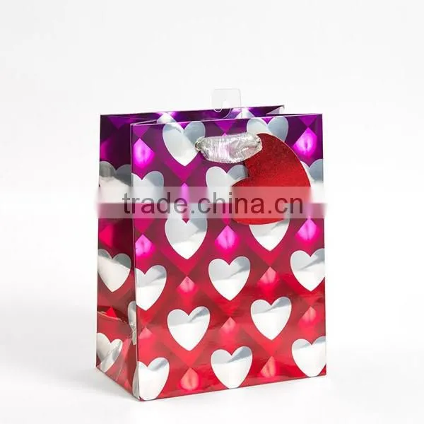 Retail luxury shopping christmas gift paper bag