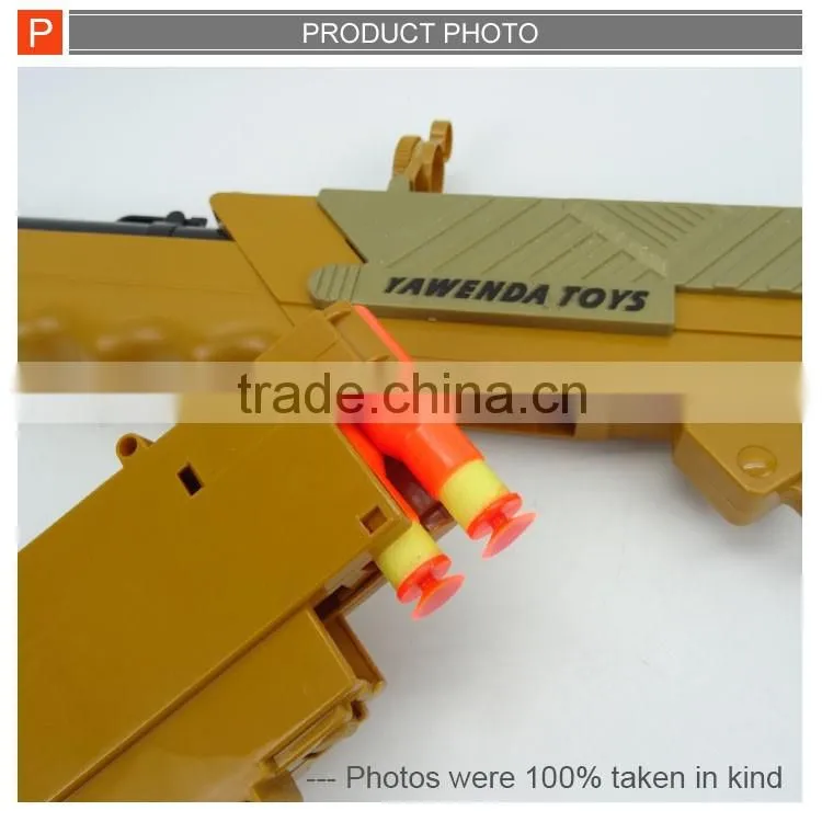 Soft air shooting gun toys with 6pcs soft foam bullets