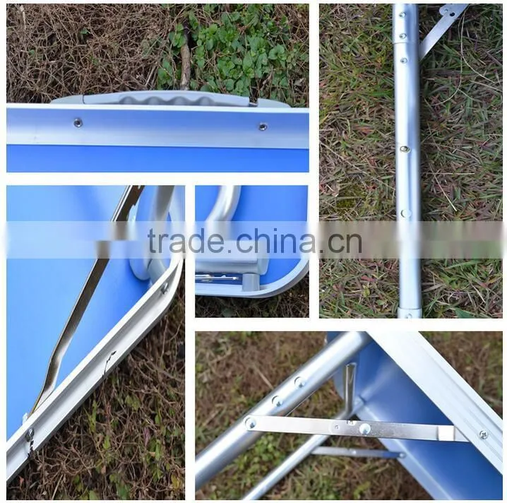 Wholesale MDF Steel Adjustable Folding Portable Small Camping Table