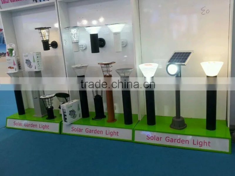 Outdoor Solar Power Path Wall Landscape Mount Light Garden Fence Light Lamp
