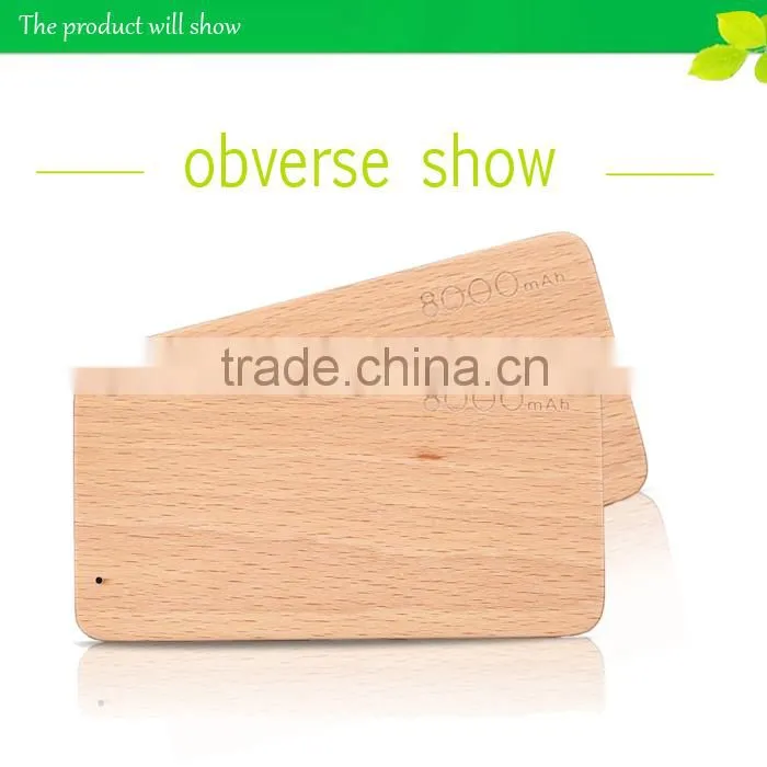 New design bamboo wooden power bank /portable powerbank with logo