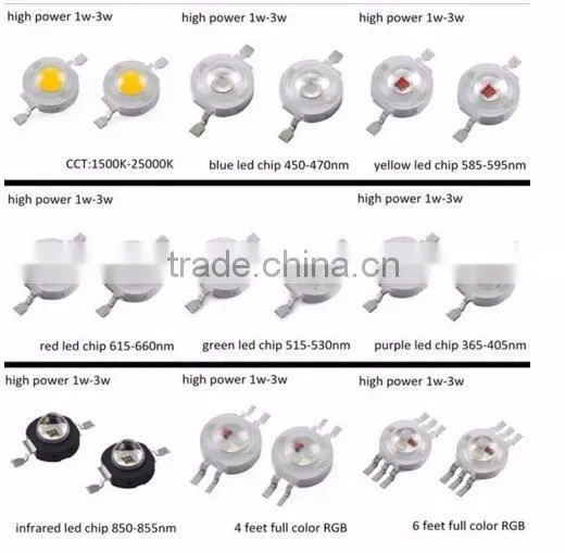 660nm led 3w RED High power led beads for plant grow light Factory wholesale free shipping