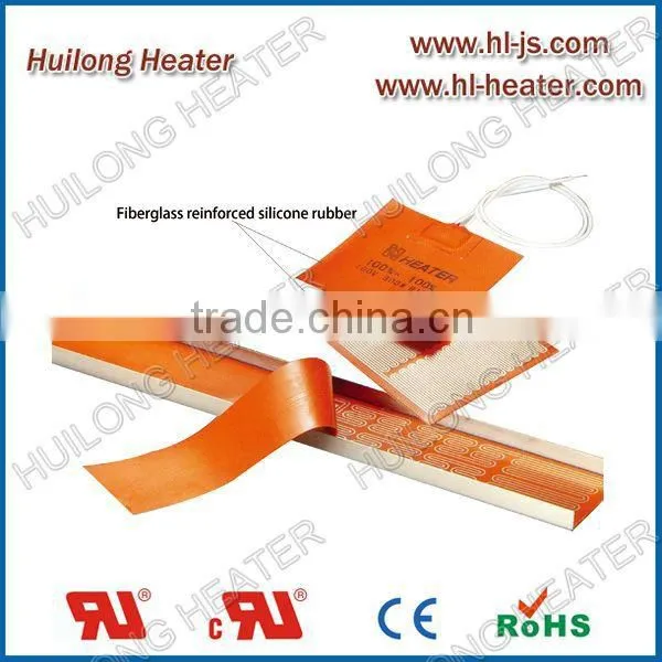 Electric silicone heating element