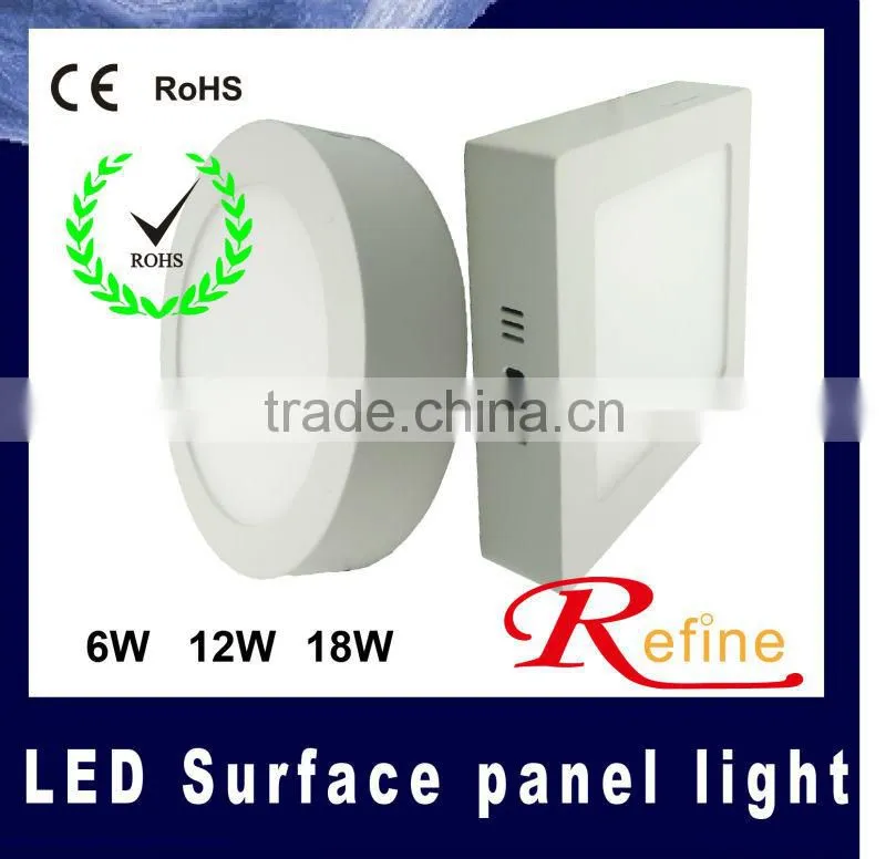 round 12w led light panel surface mounted hans panel led grow light