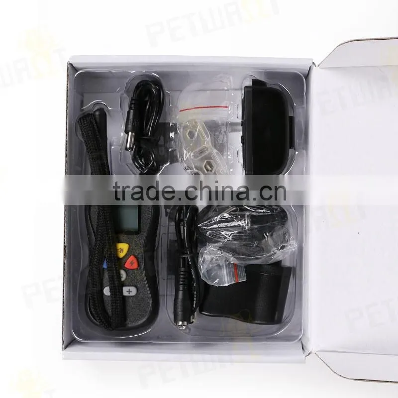 Super simple rechargeable waterproof remote control electric no bark dog training shock collar