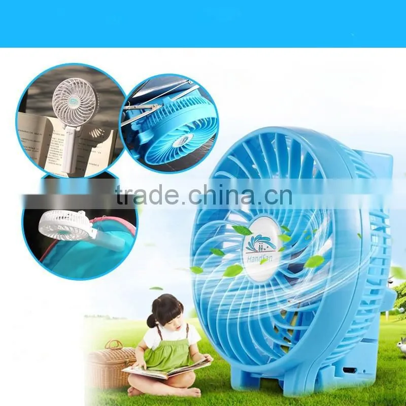 Mini Portable Fan Rechargeable Personal Handheld USB Desktop Fan Battery Operated / USB Powered Fan