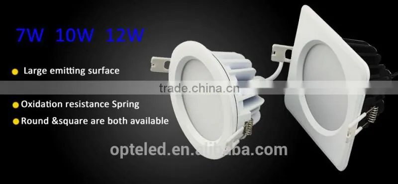 Waterproof recessed Samsung LED downlight 12W 15W