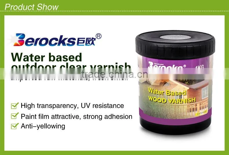 water based wood varnish non toxic made in china