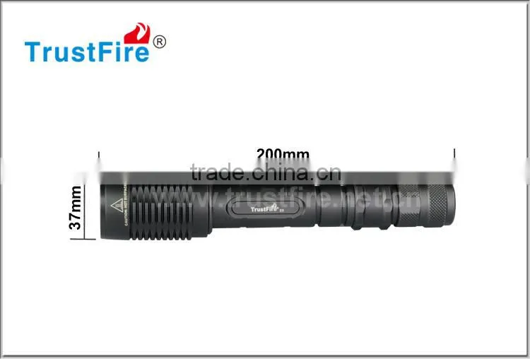 Hot new products for 2015 TrustFire TR-Z5 1600 Lumens 5 modes Cree XM-L T6 LED high power zoom focus cree led flashlight