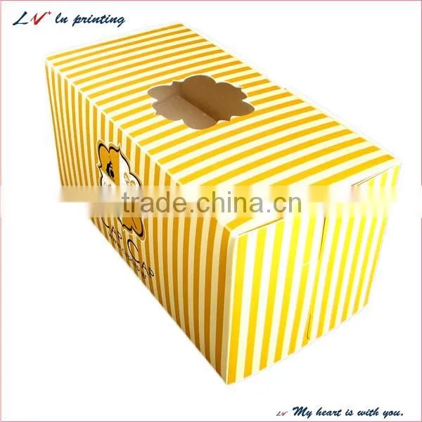 custom design beautiful cupcake boxes, 24 hole cupcake boxes