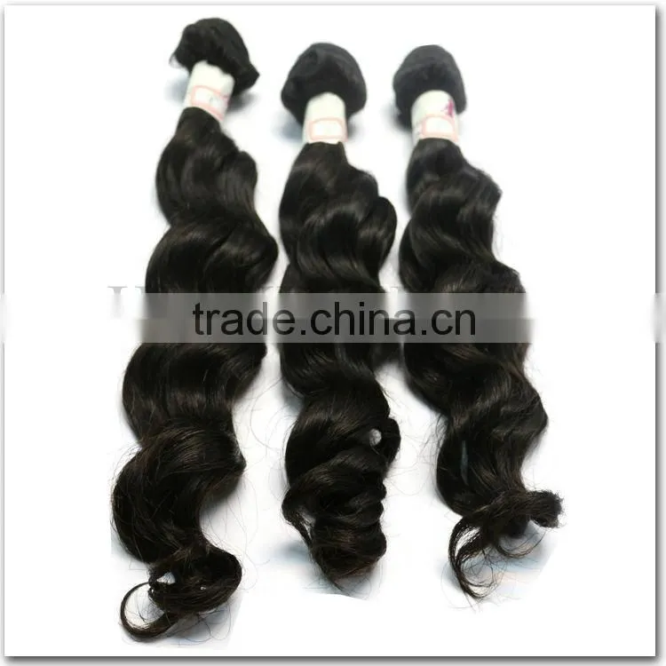 5A 100% Brazilian Virgin Human Hair 12"-34" natural Wave Natural color in stocking can be dyed to any colors