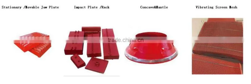 Mining Machine Parts hot sale crusher spare part jaw plate