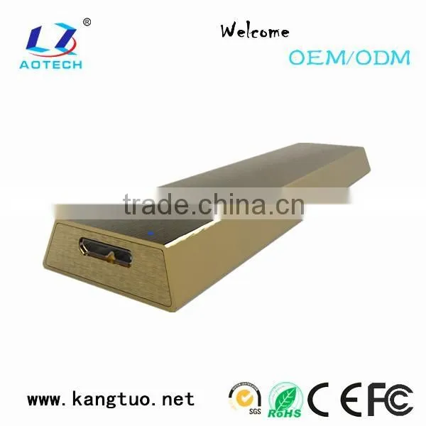 USB 3.1/USB3.0 M.2 (ngff) to msata ssd hdd enclosure