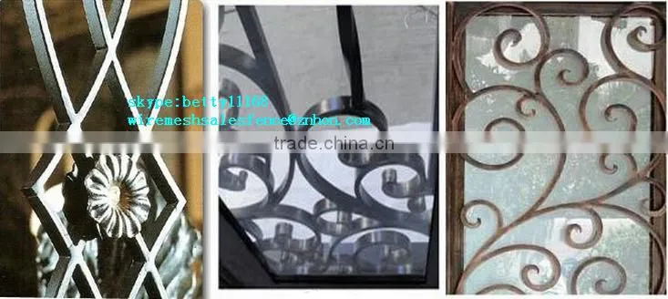 High Quality Cheap wrought iron fence gate for driveway