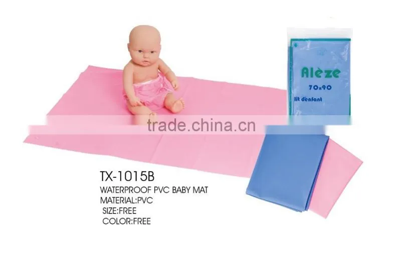 pvc/peva baby waterproof diaper changing mat/pad