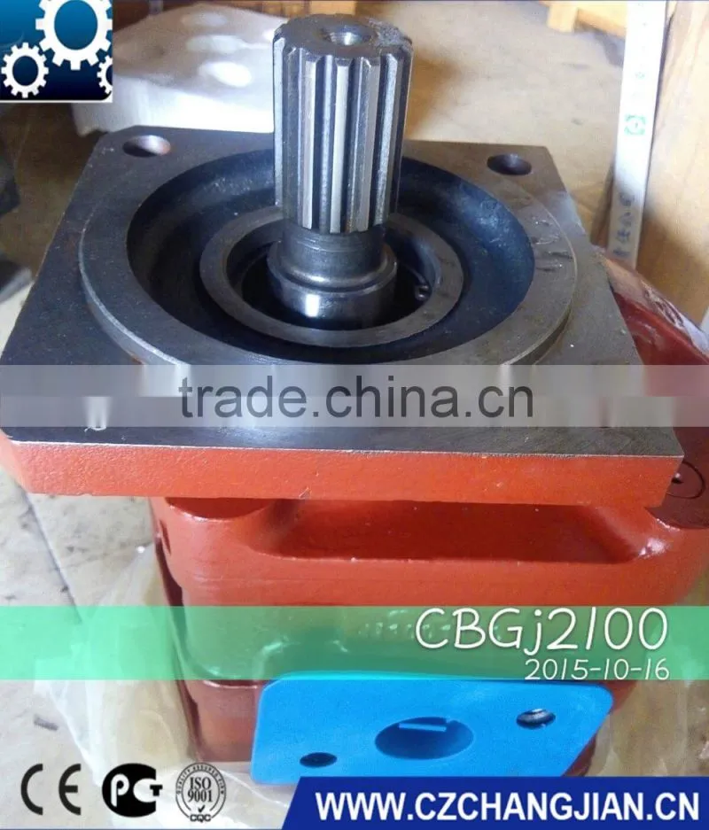 CHANGLIN 936 wheel loader gear pump CBGj2100,gear pump for CHANGLIN ZL50H loader