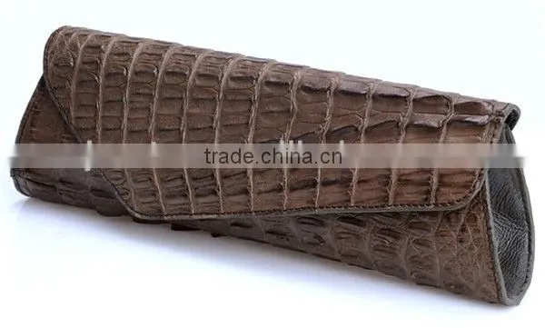 Ladies Party Genuine Leather Clutch Purse Crocodile Skin Handbags chinese clutch bag