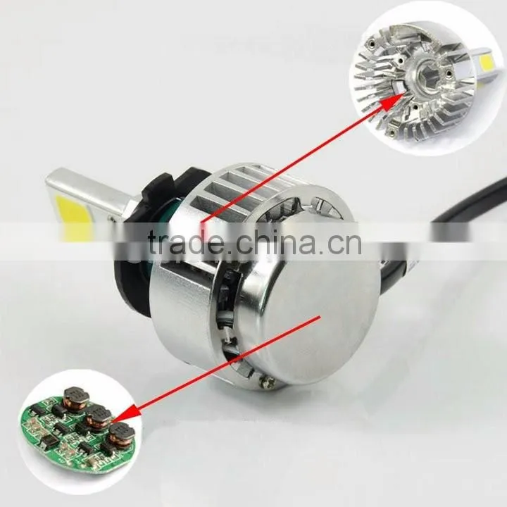 32W 2800LM H4 Headlamps, bi xenon H4 Headlights source , car headlight