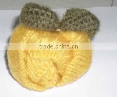 baby crochet flower/hand crochet flower/hot sell crochet flower for baby hats