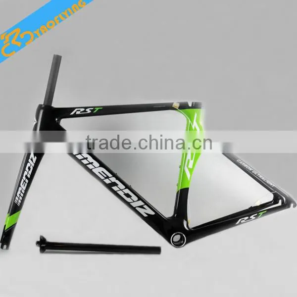 Hot sale!Mendiz carbon road bike frame FM066,red and black match painting carbon road frame