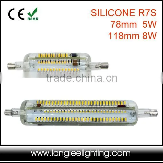 85-265vac 5w 78mm led bulbs r7s