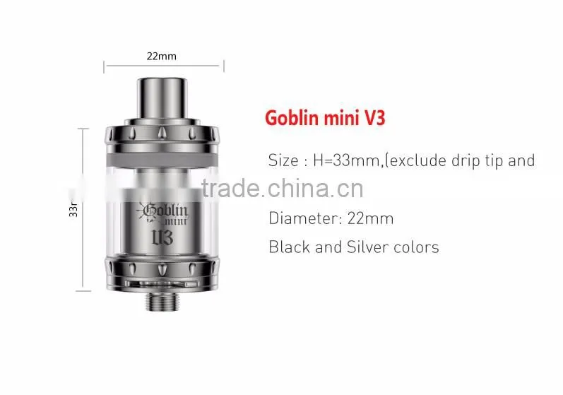 New coming UD Goblin mini V3 best rta atomizer 2016