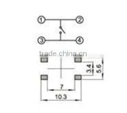 FTVDM04-G73 Tactile Tact Push Button Switch 6x6X7.3mm SMD
