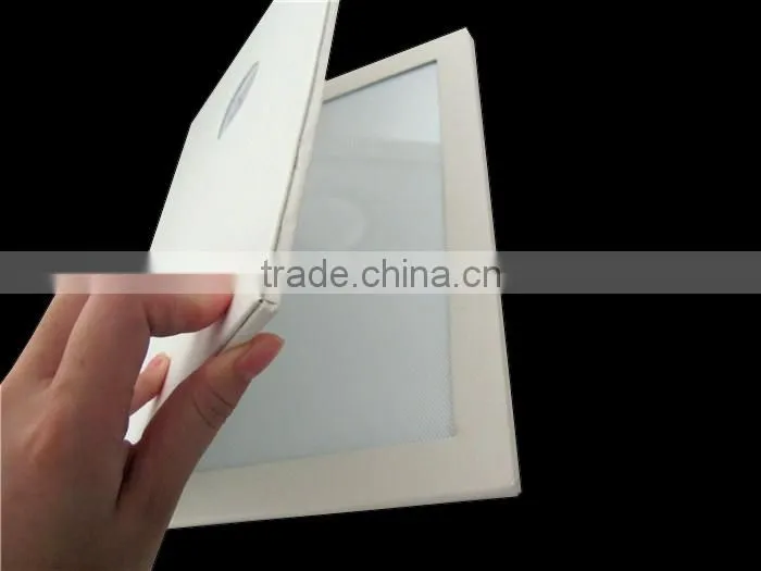 Hotel customized leather a4 illuminated 2015 led menu cover 2015