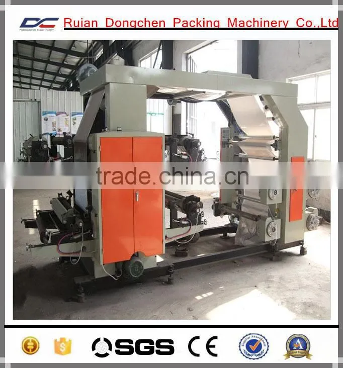 4 colors non woven roll letterpress Flexo printing machine