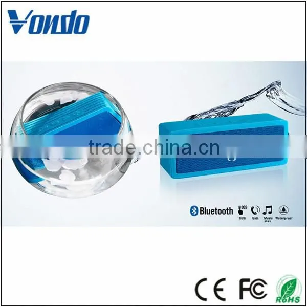 Colorful portable bluetooth speaker with the silicone waterproof jacket speaker bluetooth