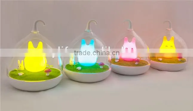 Hand Held spirit lamp Design Touch Sensor Vibration Cage Lamp Night Lights