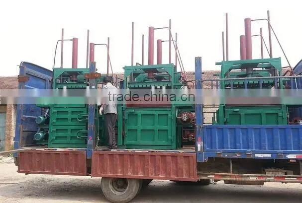 vertical hydraulic Used Clothes Baler Machine